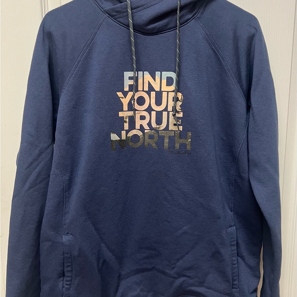 Columbia Women's Navy Blue Graphic Hoodie
